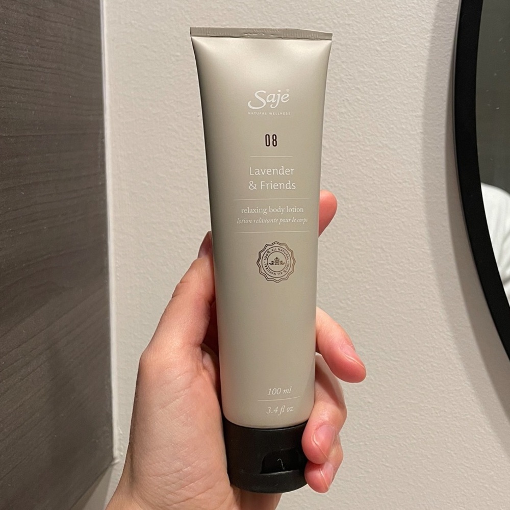 Saje lavender hand cream